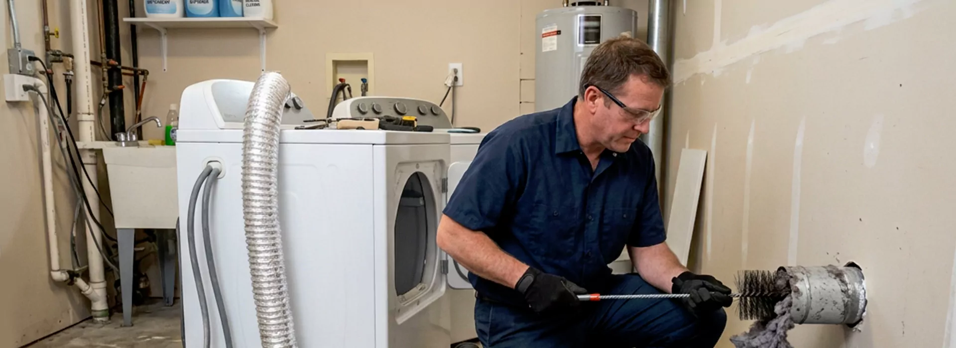 Clogged Dryer Vent Repair in East Brunswick, New Jersey