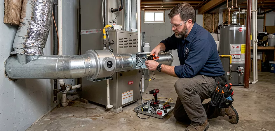 Booster Fan Installation in East Brunswick