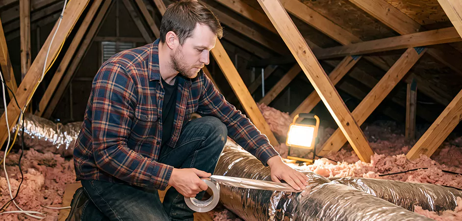 Attic Duct Sealing and Insulation in East Brunswick